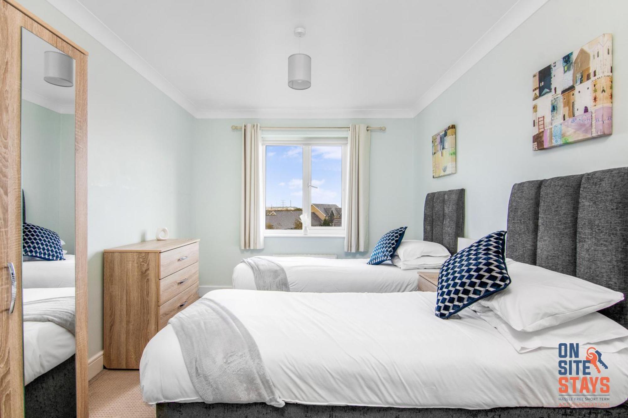 Onsitestays - Cosy 2-Bedroom Apartment With Free Parking, Wi-Fi & London Links Northfleet Exterior foto