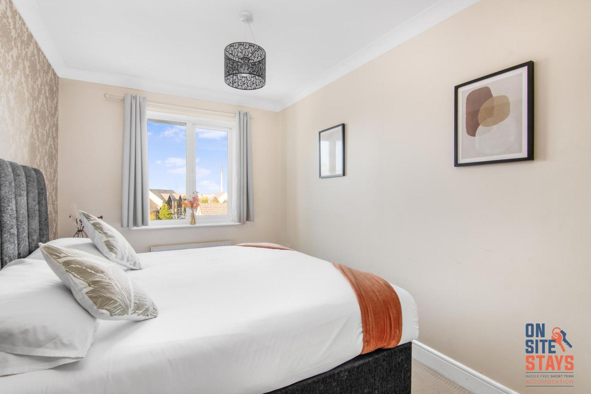 Onsitestays - Cosy 2-Bedroom Apartment With Free Parking, Wi-Fi & London Links Northfleet Exterior foto